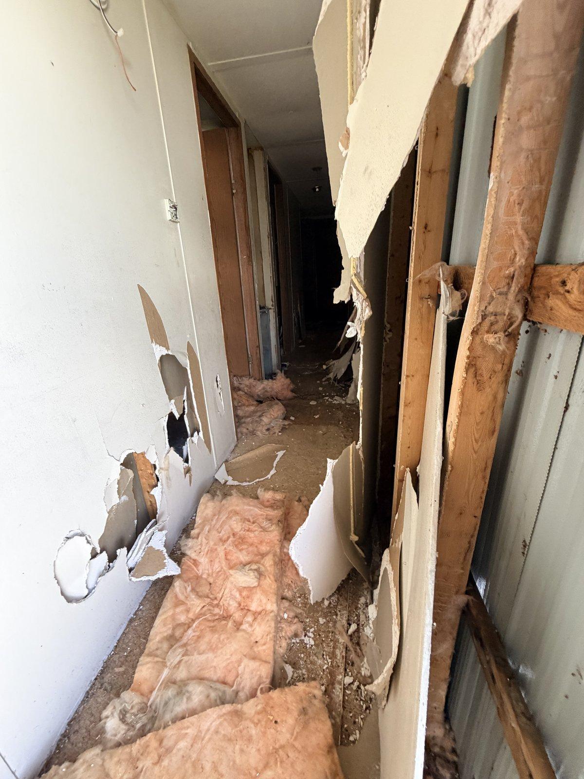 Hallway under renovation