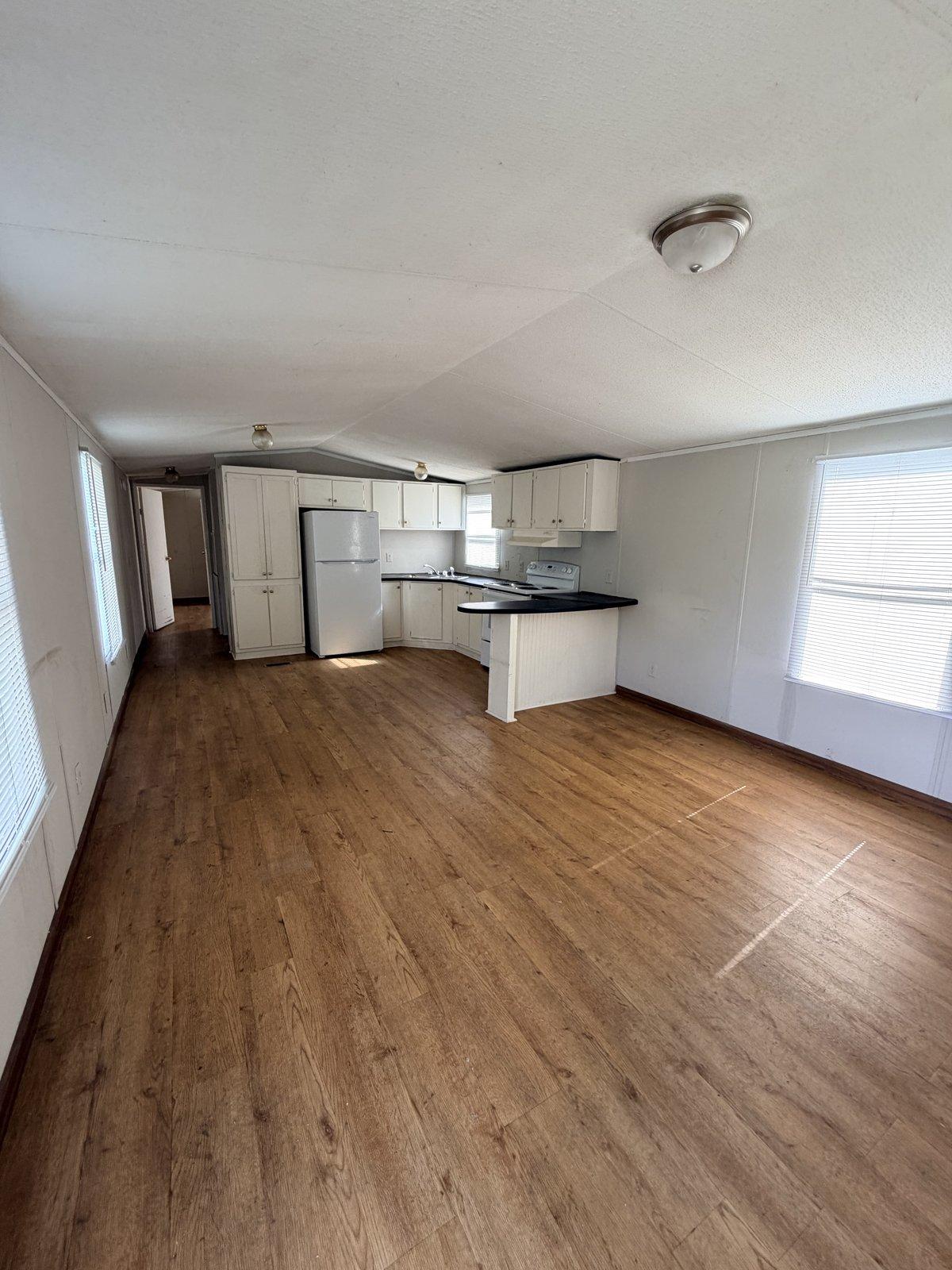 Living room toward kitchen