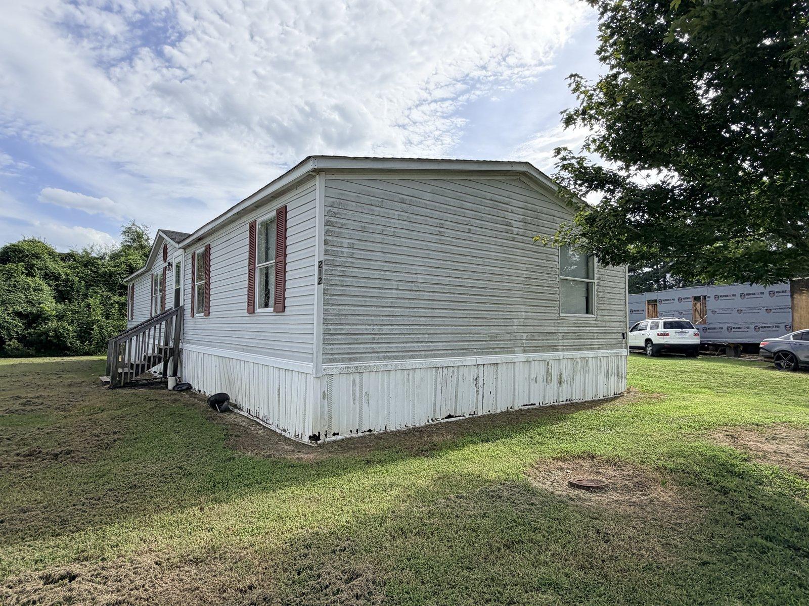Exterior side view
