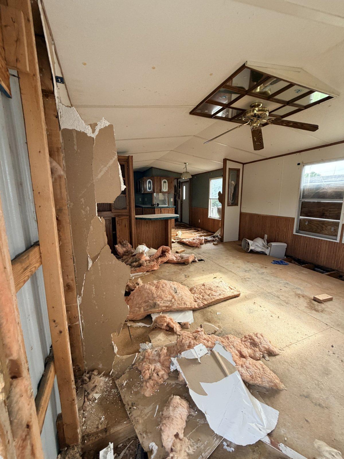 Main room under renovation